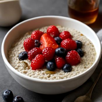 Porridge Chia & Fruits Rouges (Sans Noix)