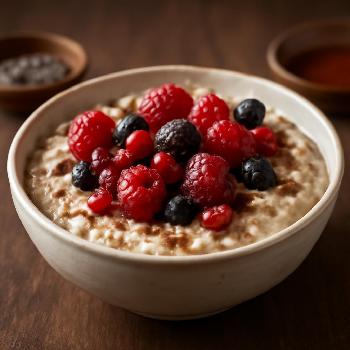 Porridge d'Avoine aux Fruits Rouges et Graines