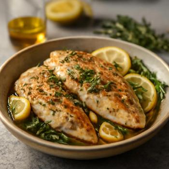 Poulet au Citron et Herbes Fraîches sans Gluten