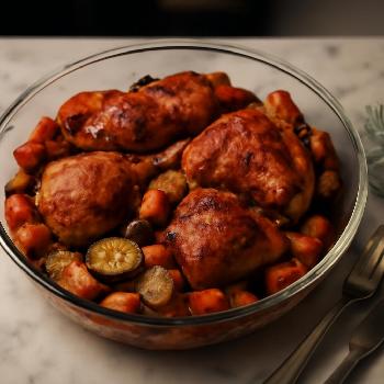 Poulet au Paprika Fumé et Légumes Rôtis Whole30