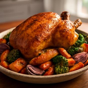 Poulet Paleo aux Légumes Rôtis
