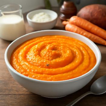 Purée de Carottes et Patates Douces Enrichie
