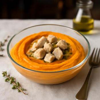 Purée de Patate Douce et Poulet (Sans Allergènes)