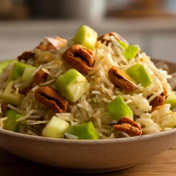 Salade de Chou Fermenté, Pommes et Noix