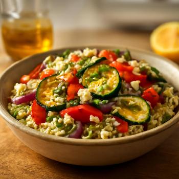 Salade de Quinoa et Légumes Grillés Sans Gluten