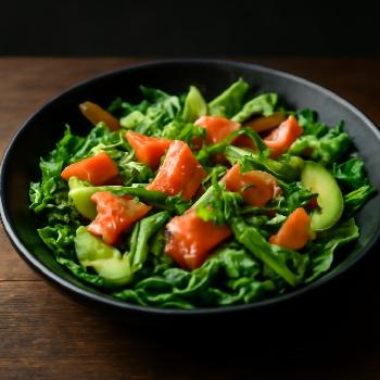 Salade Keto Saumon Fumé et Asperges : Un Déjeuner Élégant et Cétogène