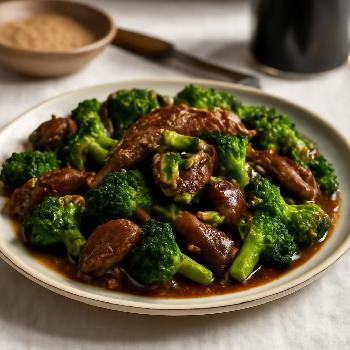 Sauté de Bœuf et Brocoli au Gingembre et Sésame