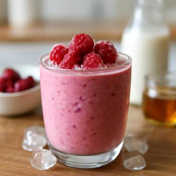 Smoothie Paléo Énergie Framboise et Coco