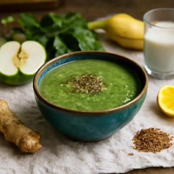 Smoothie Vert Anti-Cholestérol: Un Déjeuner Rapide et Sain