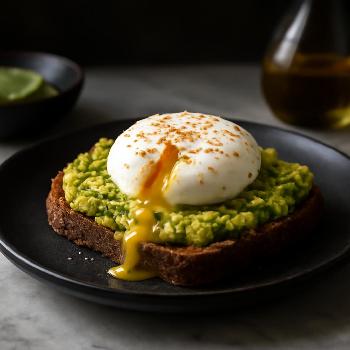 Tartines Keto à l'Avocat et Oeuf Poché