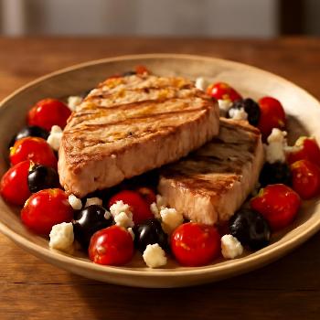 Thon Grillé à la Méditerranéenne