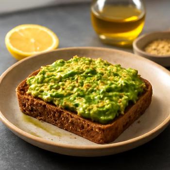 Toast à l'Avocat et aux Graines de Sésame (Faible en Sodium)