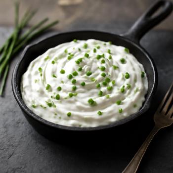 Trempette Crème Sure et Ciboulette Fraîche Faible en Glucides