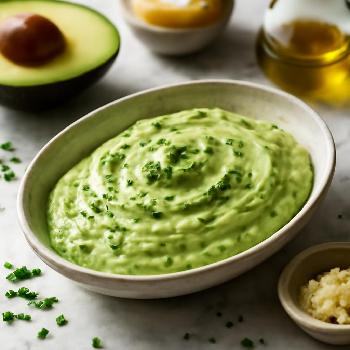 Vinaigrette Crémeuse à l'Avocat et au Citron (Sans Lait)