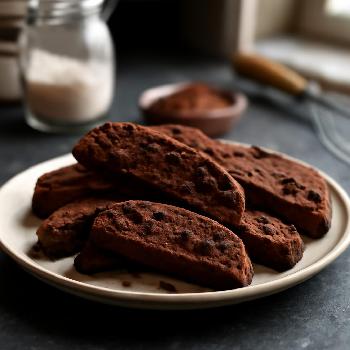 Biscotti au Chocolat Noir Intense