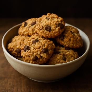 Biscuits Croustillants à l'Avoine et aux Raisins Secs