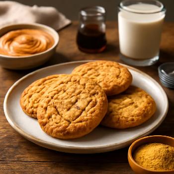 Biscuits Végétaliens au Beurre de Cacahuète Fondants