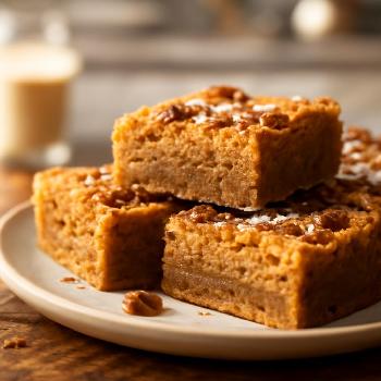 Blondies au Beurre Brun et Fleur de Sel