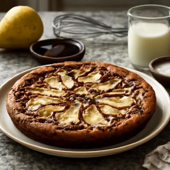 Clafoutis Poire et Chocolat