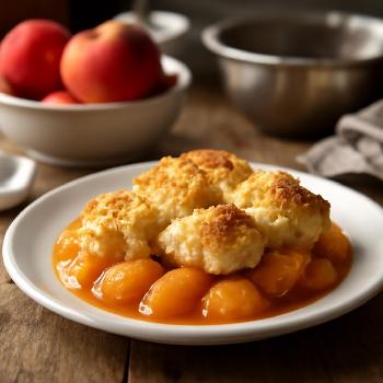 Cobbler aux Pêches Facile