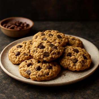 Cookies Véganes Avoine et Pépites de Chocolat