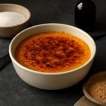 Crème Brûlée : Une Présentation Soignée et des Accords Gourmands
