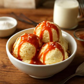 Crème Glacée Vanille & Caramel Salé Irrésistible