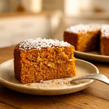 Gâteau aux Carottes Végan Moelleux et Facile