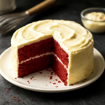 Gâteau Red Velvet Décadent