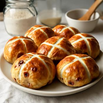 Hot Cross Buns Traditionnels de Pâques