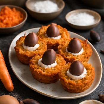 Mini Carrot Cake Nids de Pâques