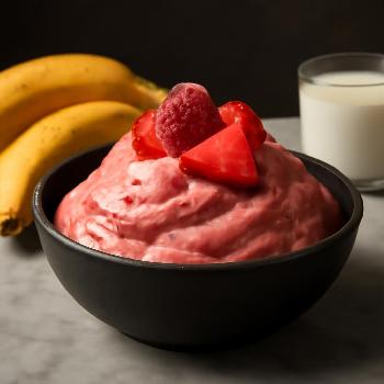 Nice Cream Banane Fraise : Un Délice Glacé en un Clin d'Œil