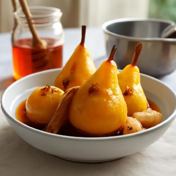 Poires au Miel et aux Épices : Un Dessert Antique Simple et Délicieux