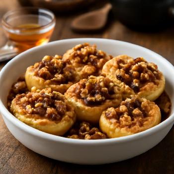 Pommes au Four aux Noix et au Miel