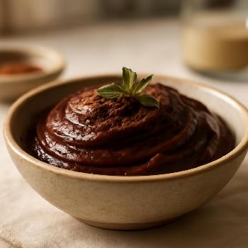 Pudding Chocolat Noir Vegan (Sans Lait, Sans Oeufs)