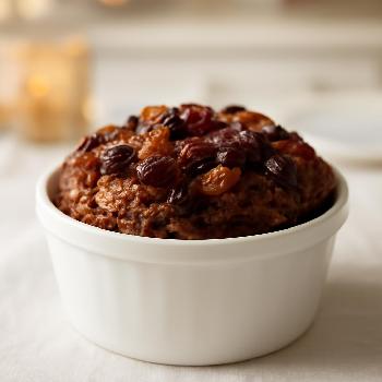Pudding de Noël Rapide au Micro-Ondes