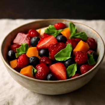 Salade de Fruits Frais à la Menthe et au Citron Vert : Fraîcheur Estivale