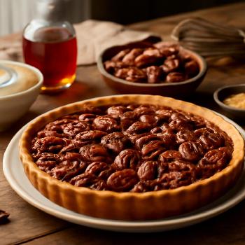 Tarte Érable et Noix de Pécan Automnale