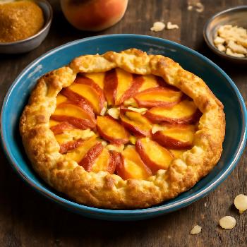 Tarte Rustique aux Pêches