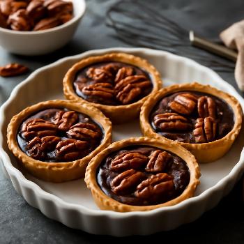 Tartelettes aux Noix de Pécan et Chocolat