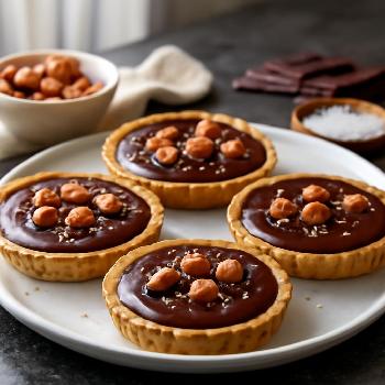 Tartelettes Chocolat Noisettes Faciles et Rapides