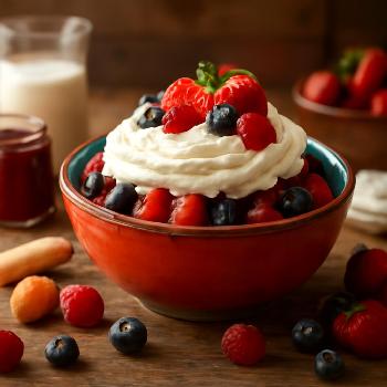 Trifle Express aux Fruits Rouges et Crème Fouettée