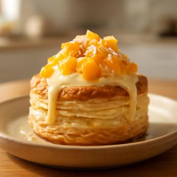 Vol-au-vent Exotiques à la Mangue et Coco