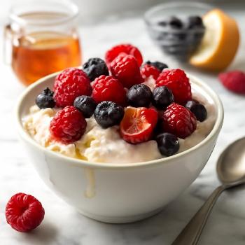 Yaourt Glacé Maison aux Fruits Rouges