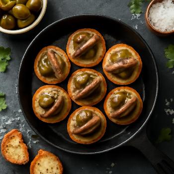 Canapés Anchois-Olive : Saveurs Méditerranéennes en Bouchées