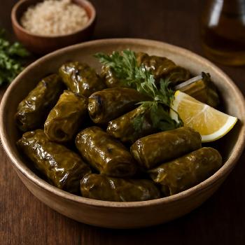 Dolmas Grecs Traditionnels (Feuilles de Vigne Farcies)
