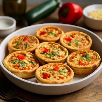 Mini Quiches aux Légumes de Saison