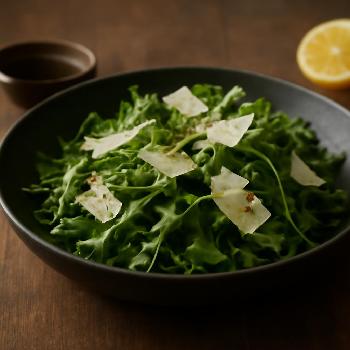 Salade Roquette et Parmesan à la Vinaigrette Balsamique