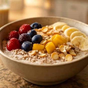 Avoine de Nuit Vegan et Sans Gluten : Grand Format pour Brunch Facile