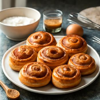 Brioches à la Cannelle Rapides au Yaourt Grec
